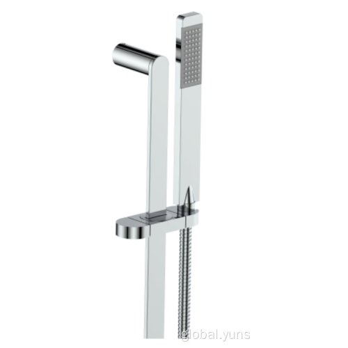 Wall Mounted Shower Set Chrome Shower Slide Rail Kit with Slide Bar Factory